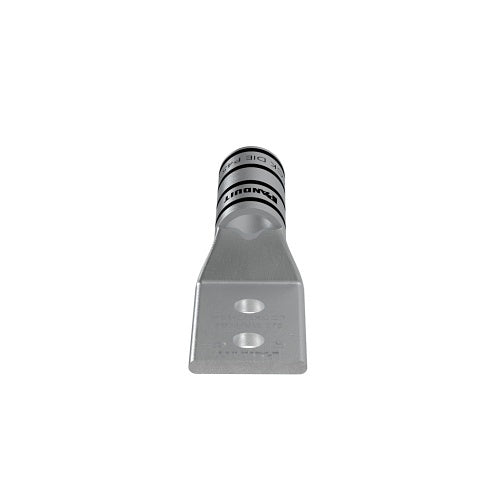 Panduit LCCX2/0-14A-X Compression Connector Lug, 2-Hole, 2/0AWG, Copper