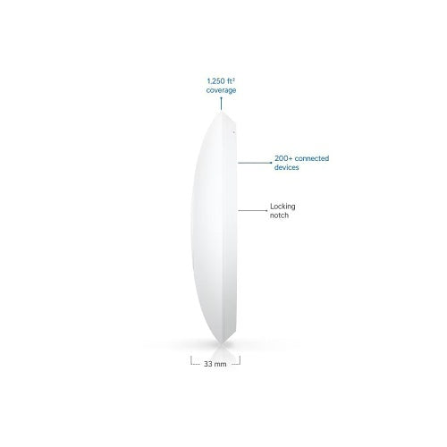 Ubiquiti U7 LITE Compact WiFi 7 Access Point, Ceiling-Mounted