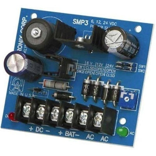 Altronix T1DC3LCK1D 4-Door Mercury ULX Power Supply, 115VAC