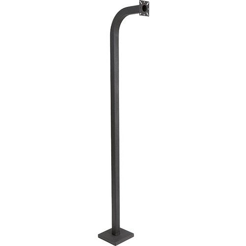 PEDESTAL PRO 72-9C-S Mounting Pedestal for Card Reader, Intercom System, Keypad, Biometric Reader, Telephone Entry System, Housing, Access Control System, Push Button - Black Wrinkle Image of PM-729CS