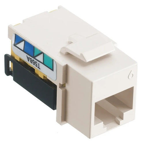 Hubbell NSJ6I24 CAT6 Keystone Jack, 8POS UNI A/B EI, 24-Pack