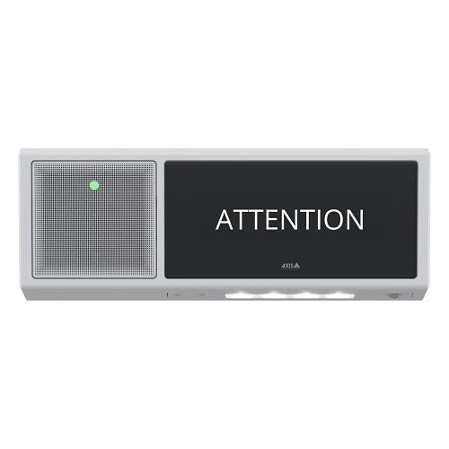 AXIS C1720 Network Display Speaker, Dual-Sided 3-in-1 Public Address Solution