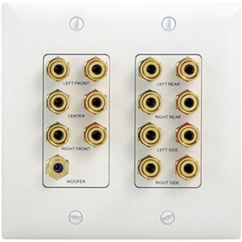 Legrand-On-Q 7.1 Home Theater Connection Kit, White Image of H4-WP9009WHV