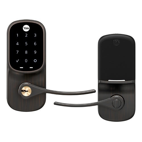 Yale YRL226-CBA-0BP Assure Lever Smart Touchscreen Lever Lock with Wi-Fi and Bluetooth, Oil Rubbed Bronze