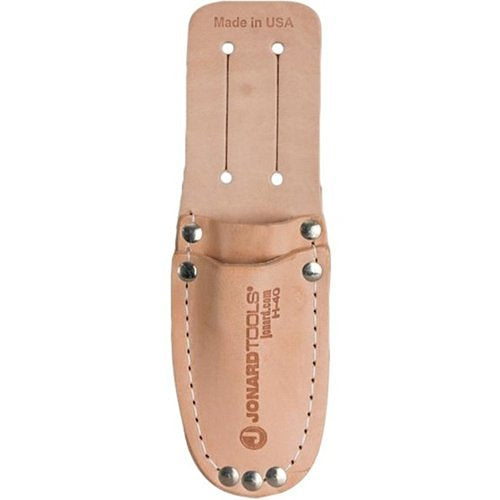 Jonard Tools TK-400 Splicer\'s Kit, Ergonomic Cable Splicing Knife and Electrician\'s Scissors in Leather Pouch