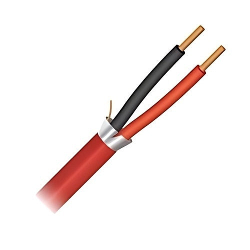 Paige 73182SCIS 18AWG 2-Conductor Solid Shielded Cable, 1000\' Reel