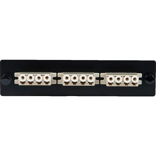 ICC ICFOPL16B5 Adapter Panel, Quad Lc, 12f, Beige, Mm