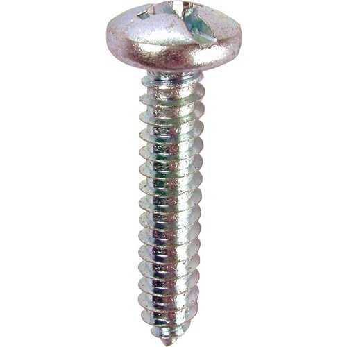 Dottie 2WS101 #10 1\\" Phillips/Slotted Pan Head Sheet Metal Screw, 100-Pack