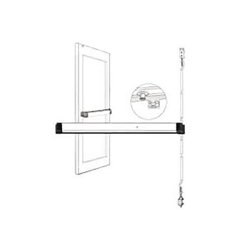 Adams Rite 8600MLR42-32DMEC 8600 Series Narrow Stile Concealed Vertical Rod Exit Device, Motorized Latch Retraction, 42\\", Matching End Caps, Satin Stainless