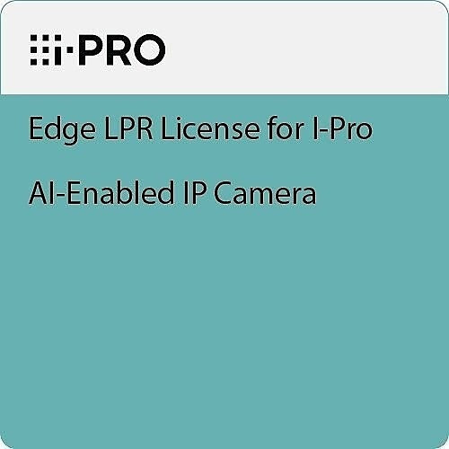 i-PRO VAX-IPRO-LPR-EDG Edge LPR License for i-PRO AI-Enabled IP Camera