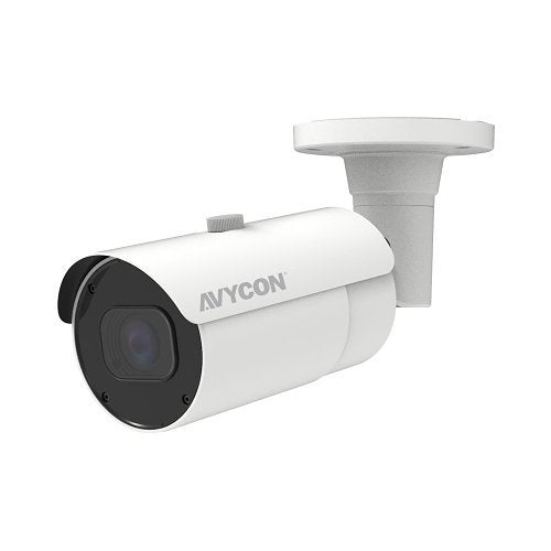 AVYCON AVC-NPB81M Diversity Series 8MP H.265 IR Bullet IP Camera, 2.7-13.5mm Motorized Lens, White