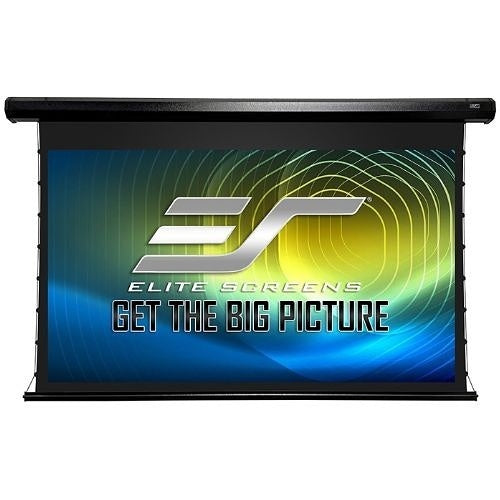 Elite Screens TE135HW3 CineTension 3 Series 135\\" Electric Motorized Projection Screen, CineWhite Screen Material