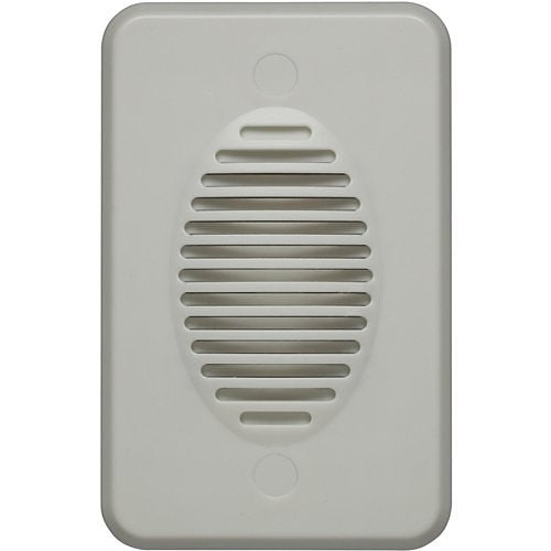 ADI PRO 0E-1GANGSIRN Single Gang Siren, Single Tone; 105 dB Indoor/Outdoor Flush Mount, White
