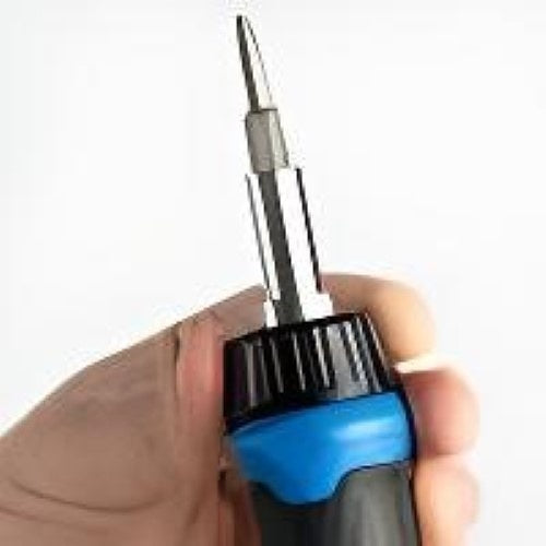 Jonard Tools RSDS-151 15-in-1 Ratcheting Screwdriver with Security Bits