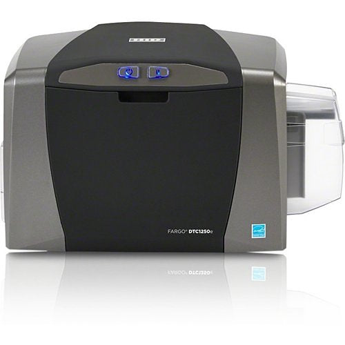 HID FARGO DTC1250E Single-Side ID Printer, Base Model (NA) with USB   HID Prox, iCLASS (SE), MIFARE/DESFire, & Seos Smart Card Encoder (OMNIKEY 5127-USB ONLY)