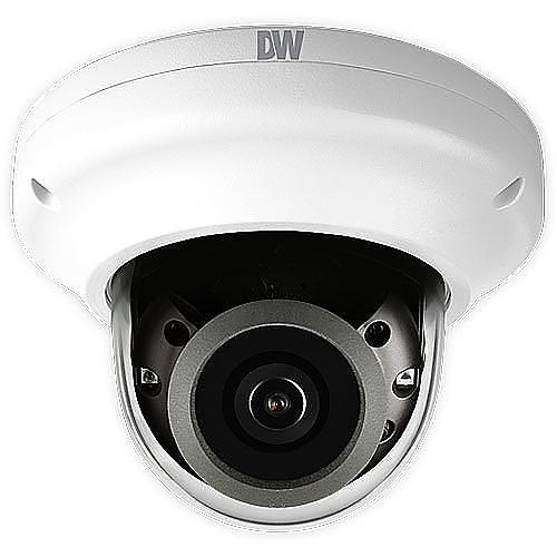 Digital Watchdog DWC-MVC8WIATW MEGApix IVA 4K Low-Profile IR Vandal Dome IP Camera, 2.7-13.5mm Varifocal Lens, White