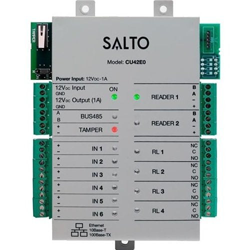 SALTO CU42E0TUS KS XS4 2.0 Ethernet Door Control Unit, 2-Reader