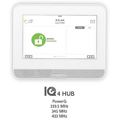 IQ IQPH055 IQ4 Hub AT&T/SRF319, 319.5 MHz, Whole Home Hub with 7" Touchscreen