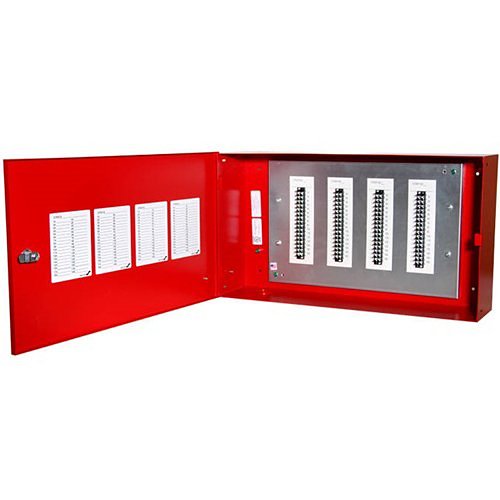 SAE SSU00645 TC2 TC-Series Terminal Cabinet, 14\\" x 14\\" x 1/4\\" D, Keyed Lock, Red