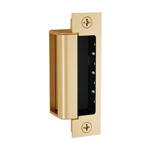 HES 1600-CDB-612-LM 1600 Series Complete Electric Strike for Deadbolt Locks with 1DB Faceplate Kit, Lock Monitor, Satin Bronze