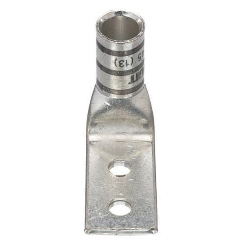 Panduit LCD2/0-14AF-X Compression Connector Lug, 2-Hole, 2/0AWG, Copper