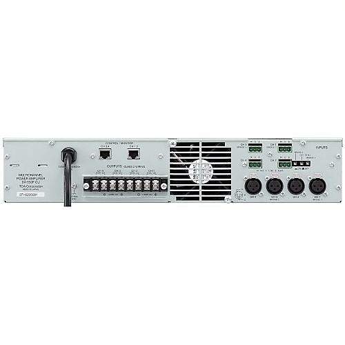 TOA DA-550F CU A00 4-Channel Digital Power Amplifiers, 120V AC, 50/60 Hz, 550W, Black