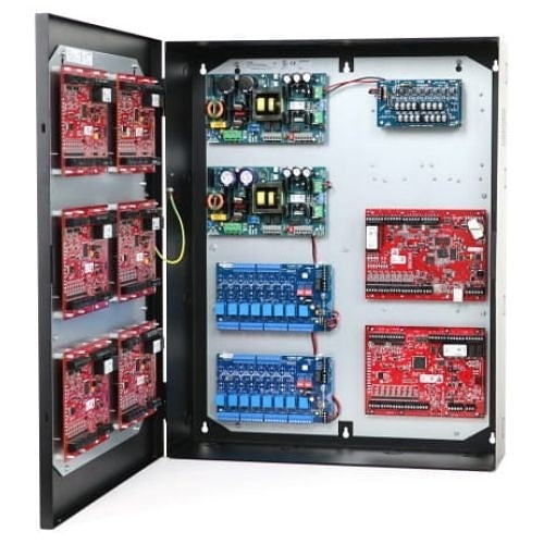 Altronix T2MK77F16D 16-Door Mercury-Lenel Access and Power Integration Kit TROVE2M2 with 2-eFlow104NB, 2-ACM8CB, VR6, PDS8CB