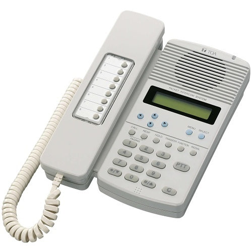 Toa N-8000MS Y A01 Hands Free 8 Auto Dial Keys, LCD Display Multif Master Station