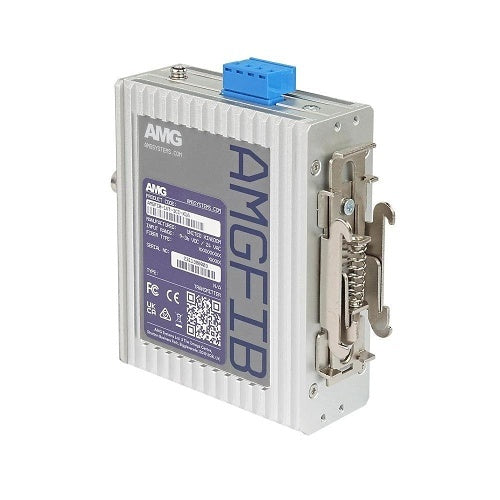 AMG Systems AMGFIB-1VT-3CC-M1A AMGFIB Series 1-Channel CVI / TVI / AHD / CVBS Video Transmitter, 3-Port Contact Closure, Multimode 2Km, 1-Fiber, A-Side