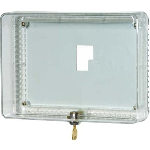 Honeywell Home TG512A1009/U Large Univ. Thermostat Guard Clear Cover Image of QC-TG512A100