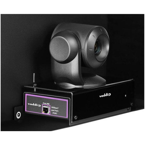 Vaddio RoboSHOT IW Clear Glass PTZ Camera Series in Enclosed Case 10x optical zoom, 73° FOV (999-9966-880)