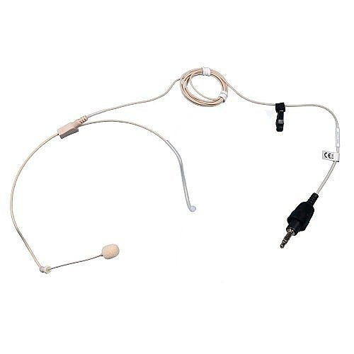 TOA YP-M5000H QD00 Headset Microphone with Omnidirectional Pick-Up Pattern, Beige