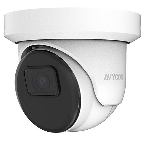 AVYCON AVK-NL51E6-2T 8-Channel NVR, 2TB with (6) 5MP H.265 IP Turret Cameras