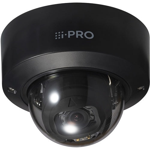 i-PRO WV-S22700-V2L1 4K Vandal Resistant Indoor Dome IP Camera, Black