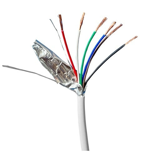 ADI PRO RN-80SR510 18/6 Stranded Plenum Shielded Cable, CL3P, 500\' Express Box, Off White