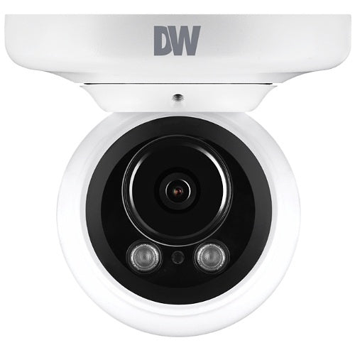 Digital Watchdog DWC-MVA5WI28TX MEGApix 5MP LPR Vandal Ball Turret IP Camera, 100\' IR Range, 2.8mm Fixed Lens
