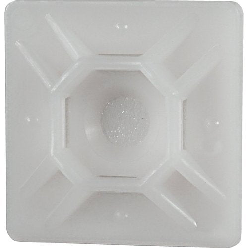 Dottie 1\'\' X 1\'\' Natural Cable Tie Mounting Base Image of LH-DT100S