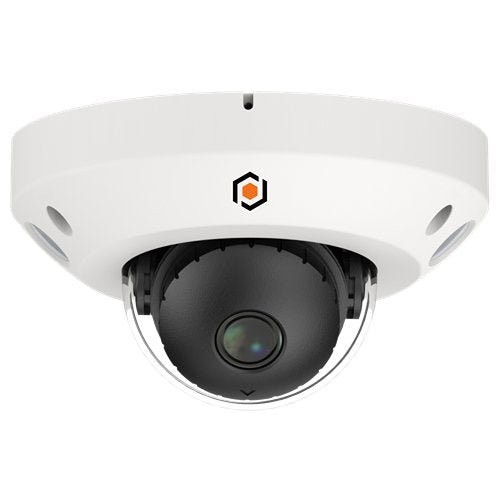 G.S.D FLF28D5MP-AI 5MP IP Flat Dome Speciality Camera, 2.8mm Lens, IR Up to 20M, Built-in Mic, AI, IP66, Weatherproof, White