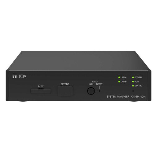 TOA CX-SM1000 System Manager for CX-1000 Series IP Communication System