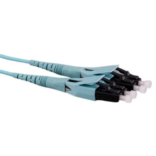 Lynn Electronics GGAA302GP200FA Fiber Optic Cable, Armored Plenum, OM3, 2-Fiber, LC to LC