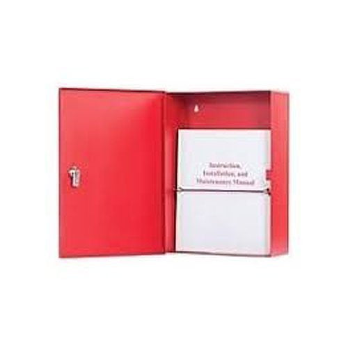Mier BW-DOCBOX2 Document Box with 3 Labels, 11\\" W x 15\\" H x 4\\" D, Red