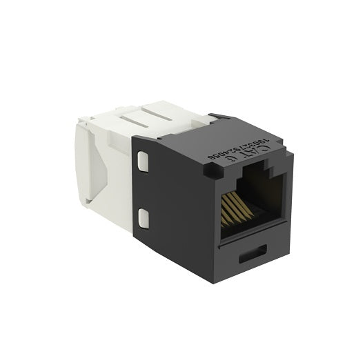 Panduit CJ688TGBL-24 Mini-Com UTP RJ45 CAT6 TG Jack Module, Black