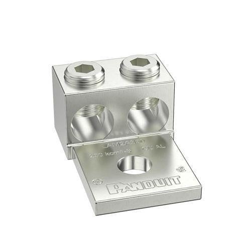 Panduit LAM2A350-12-6Y Aluminum Mechanical Lug, 1 Hole, 2 Barrel