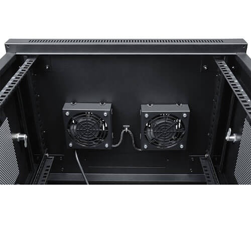 Tripp Lite SRFANWM SmartRack Wall-Mount Roof Fan Kit, 2x 120V High-Performance Fans, 210 CFM, 5-15P Plug
