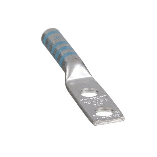 Panduit LCC6-14A-L Compression Connector Lug, 2-Hole, #6AWG, Copper