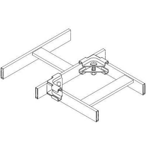 Tripp Lite SRLJUNCTSPLICE Junction-Splice Kit for 90° Ladder Runway Connections, Hardware Included