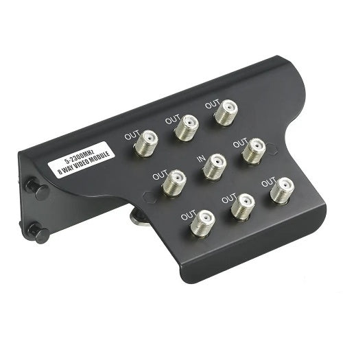 Hubbell NSOVM8 Net Select Module, 8-Way Coax, 1GHz, Plastic