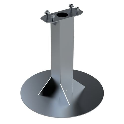 Pedestal Pro 66TOW-EMER-01-304 Emergency Tower Prefabricated In-Ground Large 36\\" Anchor, Stainless Steel
