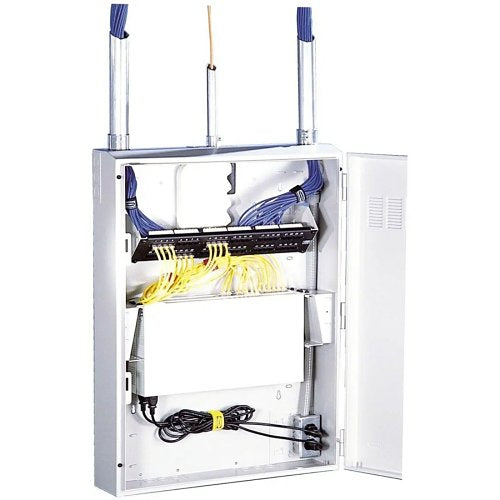 Hubbell RE2 REBOX Commercial Cabinet, 32.2\\" x 24.2\\" x 7\\" D, Light Gray, Pre-Configured