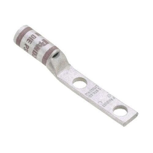 Panduit LCDN1/0-56D-X Compression Connector Lug, 2-Hole, Narrow, #1/0AWG, Copper